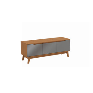 Rack Mueble TV 55" Kappesberg 136cm 3 Puertas Canela/Gris