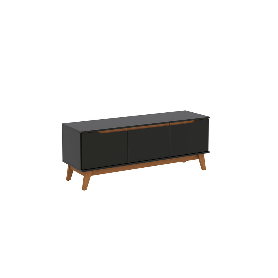 Rack Mueble TV 55" Kappesberg 136cm 3 Puertas Negro