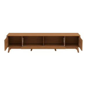 Mueble TV 85" Kappesberg 218cm con 3 Puertas Canela
