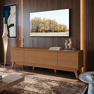 Mueble TV 75" Kappesberg 180cm con 3 Puertas Canela