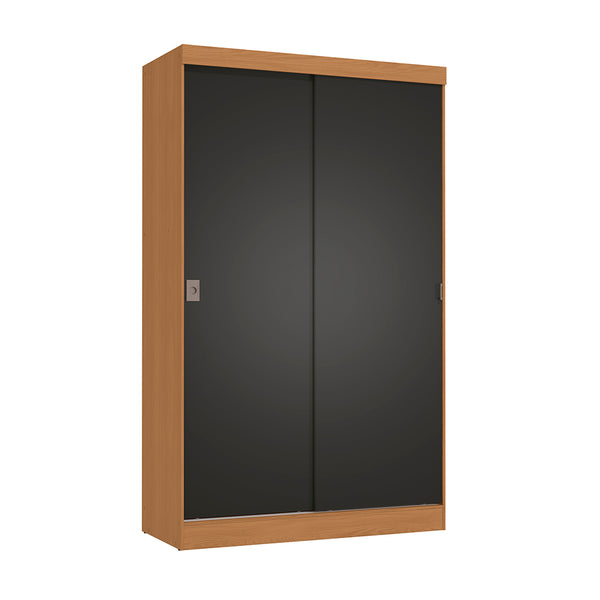 Placard Ropero Kappesberg 2 Puertas 121x200 Canela/Negro