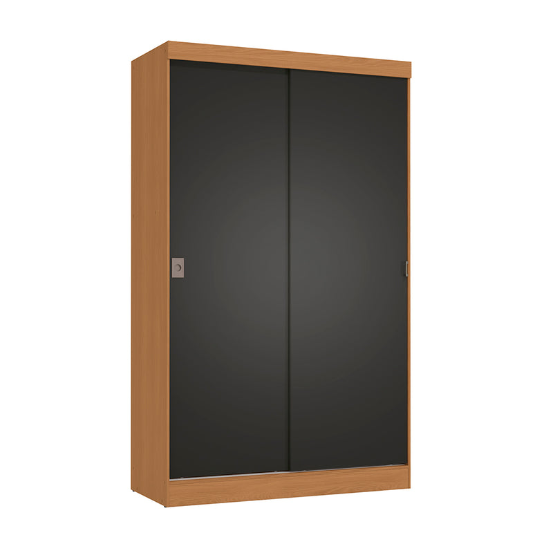 Placard Ropero Kappesberg 2 Puertas 121x200 Canela/Negro