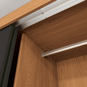Placard Ropero Kappesberg 2 Puertas 121x200 Canela/Negro