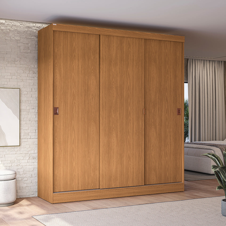 Placard Ropero Kappesberg 3 Puertas 180x200 Canela