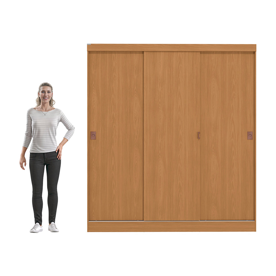 Placard Ropero Kappesberg 3 Puertas 180x200 Canela