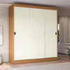 Placard Ropero Kappesberg 3 Puertas 180x200 Canela/Blanco