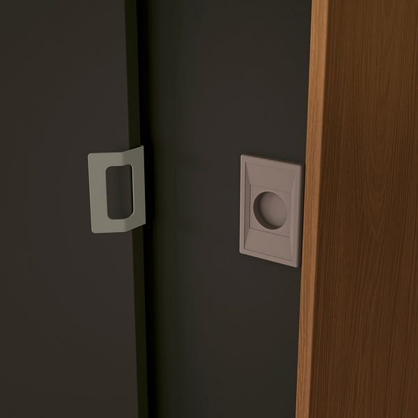 Placard Ropero Kappesberg 3 Puertas 180x200 Canela/Negro