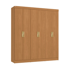 Placard Ropero Kappesberg 6 Puertas 180x200 Canela
