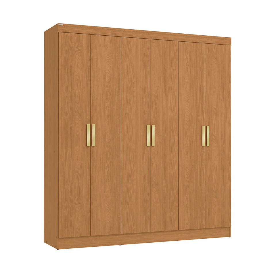 Placard Ropero Kappesberg 6 Puertas 180x200 Canela