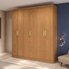 Placard Ropero Kappesberg 6 Puertas 180x200 Canela