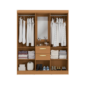 Placard Ropero Kappesberg 4 Puertas 160x200 Canela
