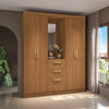 Placard Ropero Kappesberg 4 Puertas 160x200 Canela