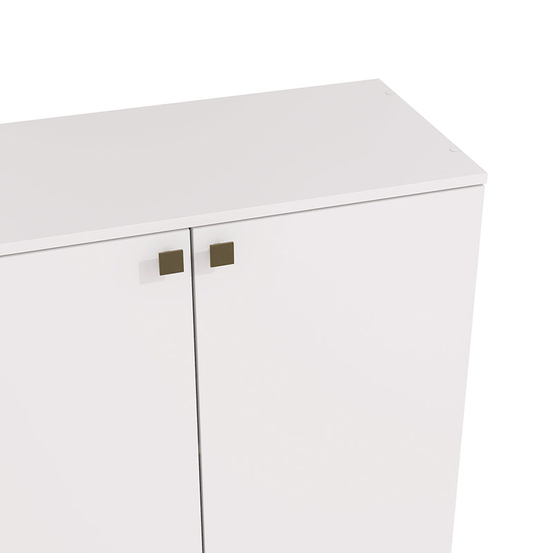 Rack TV Flotante 160cm 4 Puertas Kappesberg Blanco