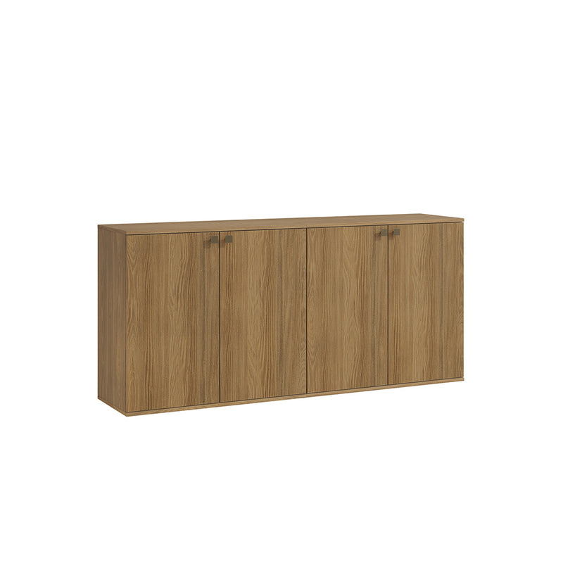 Rack TV Flotante 160cm 4 Puertas Kappesberg Nogal