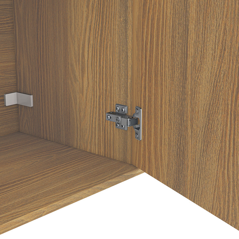 Rack TV Flotante 160cm 4 Puertas Kappesberg Nogal