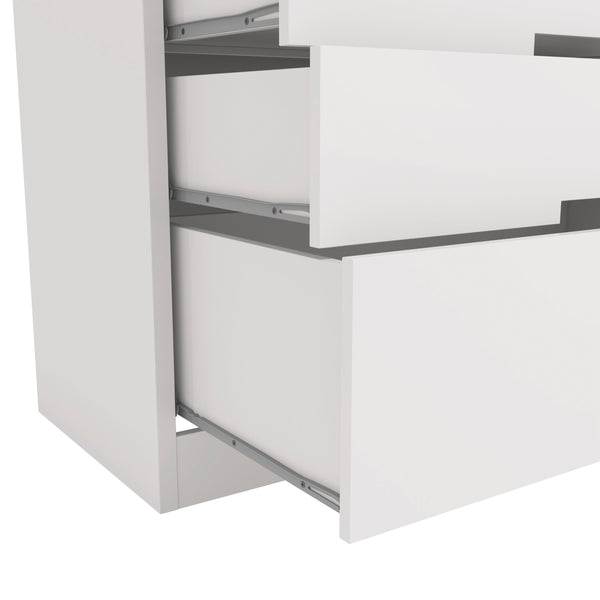 Cómoda con 4 Cajones 91cm MDP y MDF Kappesberg Blanco