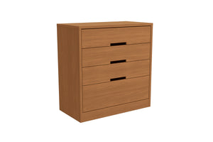 Cómoda con 4 Cajones 91cm MDP y MDF Kappesberg Canela