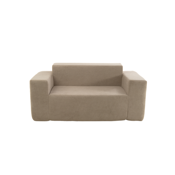 Sofá 2 Cuerpos 176cm Bouclé Kappesberg Capuccino