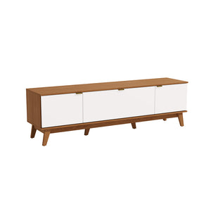 Rack Mueble TV 75" MDP 180cm Kappesberg Canela/Blanco