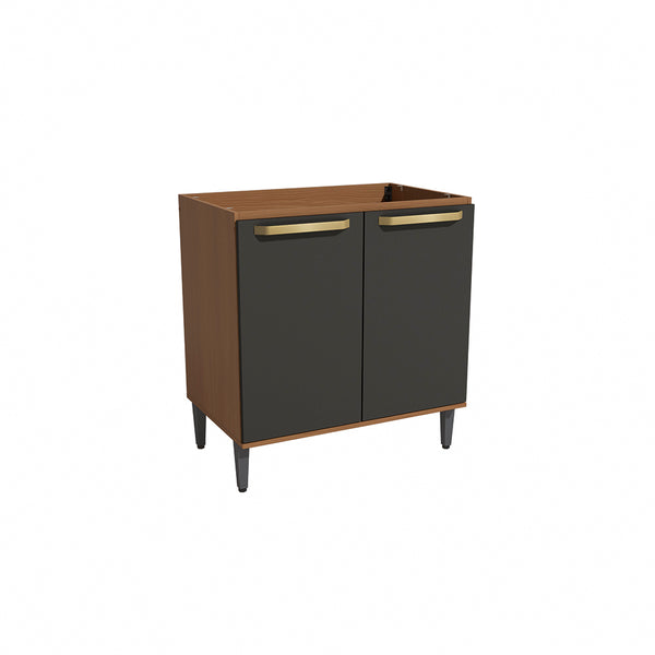 Bajo Mesada 80cm MDP Kappesberg Canela y Negro