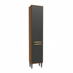 Pantry 2 Puertas 40cm MDP Kappesberg Canela y Negro