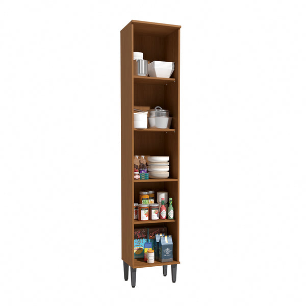 Pantry 2 Puertas 40cm MDP Kappesberg Canela y Negro