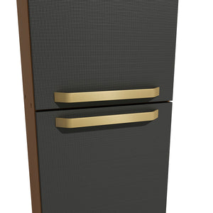 Pantry 2 Puertas 40cm MDP Kappesberg Canela y Negro