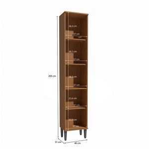 Cristalero Cocina 40cm MDP Kappesberg Canela