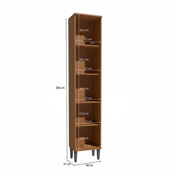 Cristalero Cocina 40cm MDP Kappesberg Canela