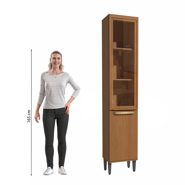 Cristalero Cocina 40cm MDP Kappesberg Canela