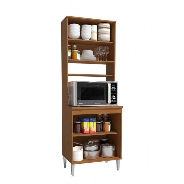 Mueble Horno 70cm MDP Kappesberg Canela y Negro