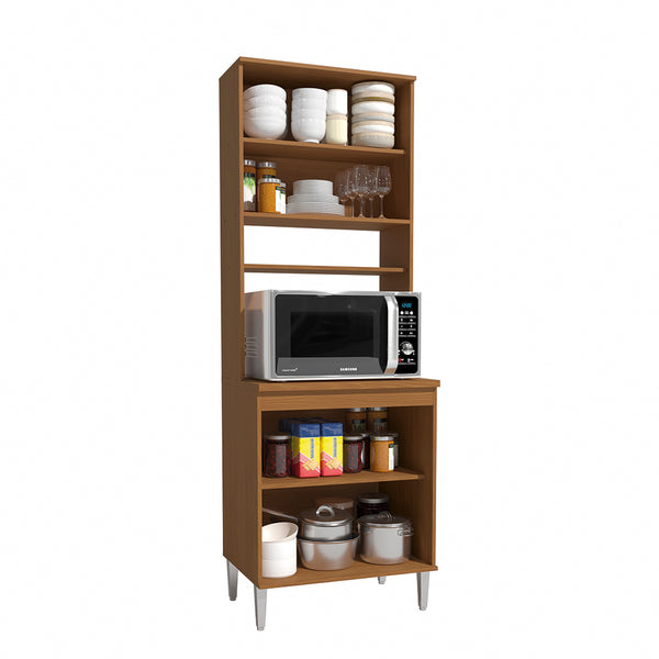 Mueble Horno 70cm MDP Kappesberg Canela y Negro