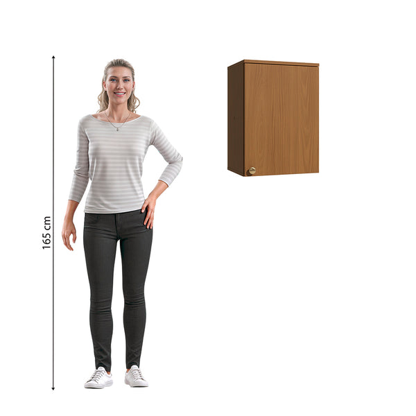 Alacena de Cocina 1 Puerta 40cm MDP Kappesberg Canela