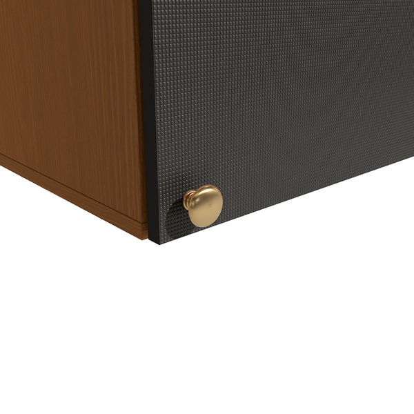Armario Aéreo 40cm MDP 1 Puerta Kappesberg Canela Negro