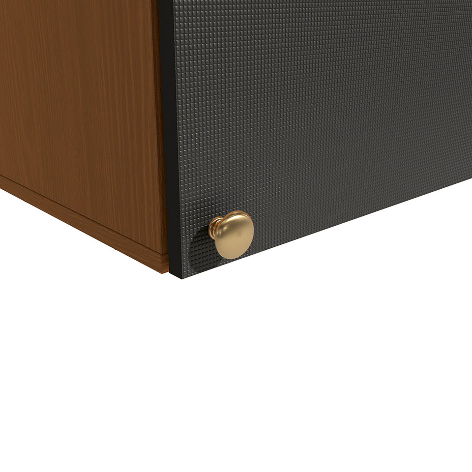Armario Aéreo 40cm MDP 1 Puerta Kappesberg Canela Negro