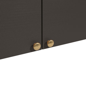 Armario Aéreo 80cm MDP 2 Puertas Kappesberg Canela Negro