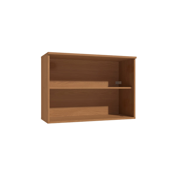 Armario Aéreo 80cm MDP 2 Puertas Vidrio Kappesberg Canela