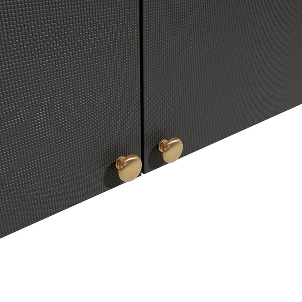 Armario Aéreo 120cm MDP 3 Puertas Kappesberg Canela Negro
