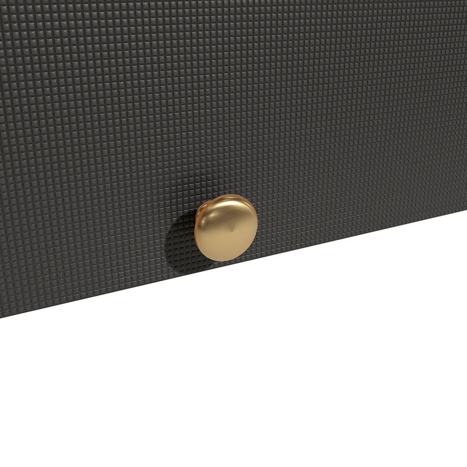 Armario Aéreo Basculante 80cm MDF Kappesberg Canela Negro
