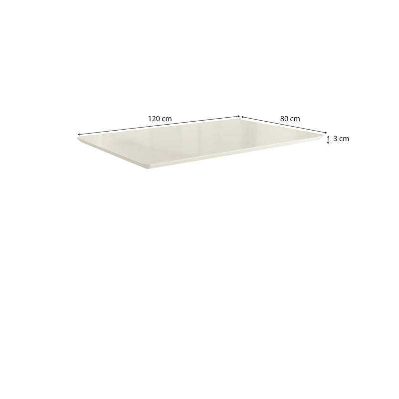Mesa Comedor 160cm Madera Maciza Kappesberg Roble/Off White