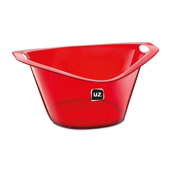 Hielera con 6 copas plásticas UZ Utilidades roja