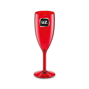 Hielera con 6 copas plásticas UZ Utilidades roja