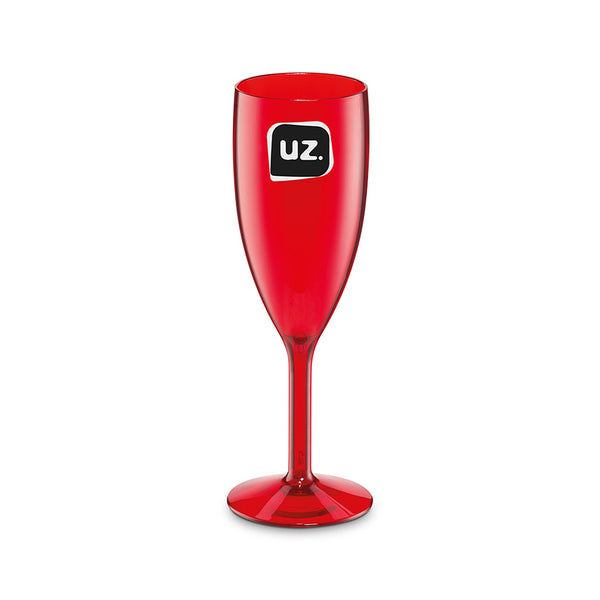 Hielera con 6 copas plásticas UZ Utilidades roja