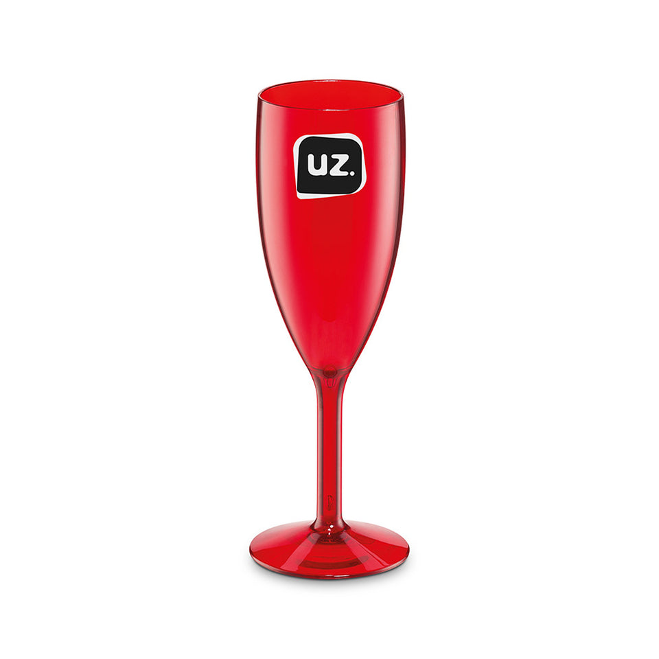 Hielera con 6 copas plásticas UZ Utilidades roja