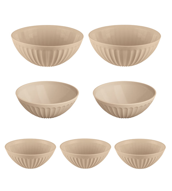 Set 7 ensaladeras para botanas UZ Utilidades café