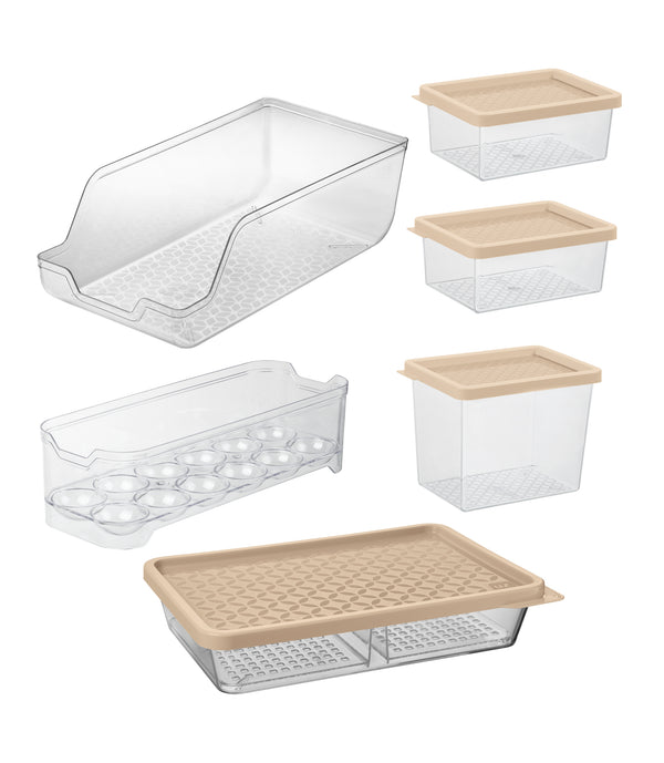 Set organizador refrigerador 6 piezas UZ Utilidades café