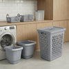 Set lavandería 6 piezas UZ gris cesto ropa baldes