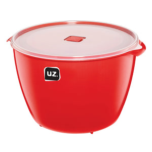 Set 4 contenedores multiuso con tapa UZ Utilidades rojo