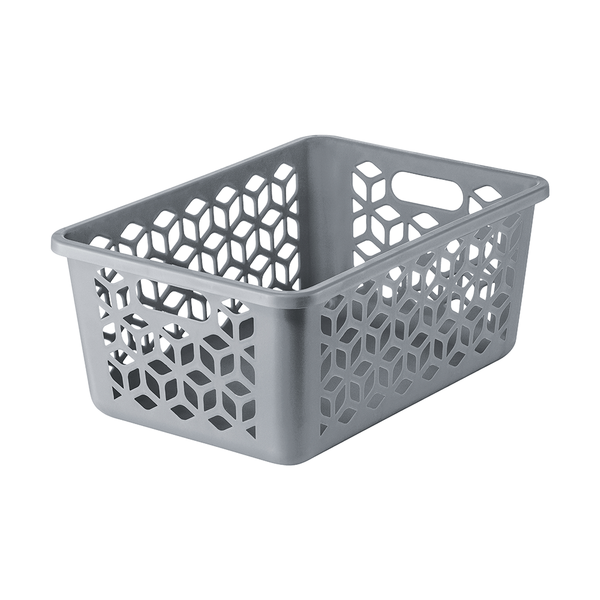 Set lavandería 6 piezas UZ gris cesto ropa baldes