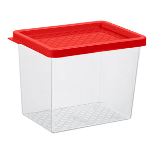 Set organizador refrigerador 6 piezas UZ Utilidades rojo